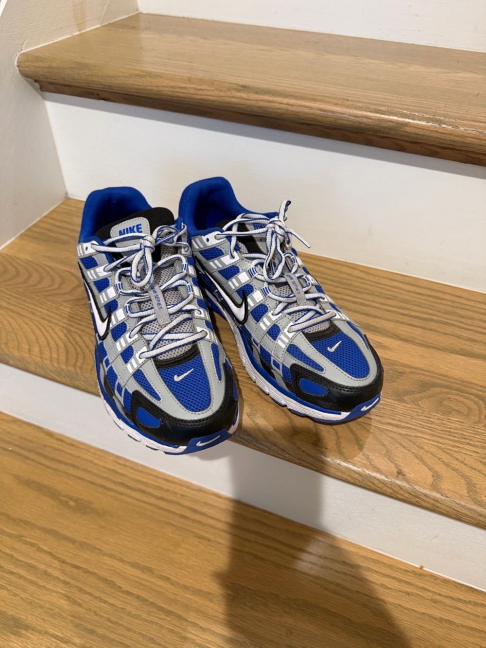 Nike Men's Blue, White & Black P-6000